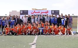 قهرمانی نارنجی پوشان در رقابت های لیگ برتر فوتبال نوجوانان استان تهران