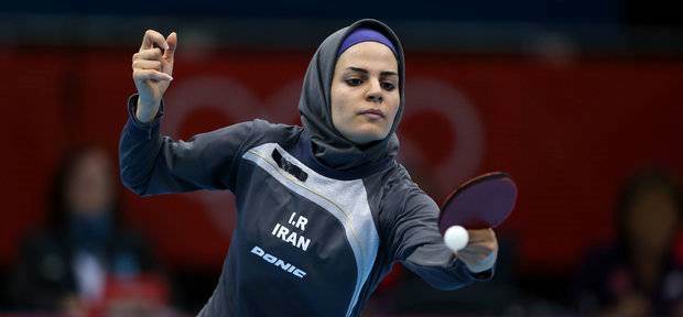ندا شهسواری نارنجی پوش تنیس روی میز، سهمیه المپیک گرفت