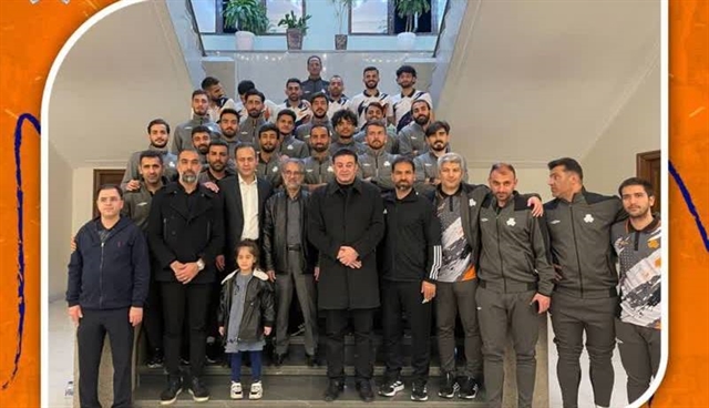 دیدار سرپرست مدیرعاملی باشگاه سایپا،رئیس و اعضای هیات مدیره با بازیکنان سایپا